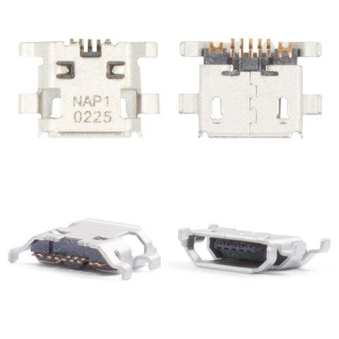 Коннектор зарядки для Blackberry 9800, 9810, 7 pin, micro USB тип B
