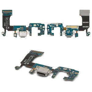 Шлейф для Samsung G950F Galaxy S8, коннектора зарядки, с микрофоном, Original PRC 