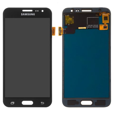 Дисплей для Samsung J320 Galaxy J3 2016 , чорний, без регулювання яскравості, без рамки, Сopy, TFT 