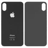 Задня панель корпуса для iPhone X, чорна, не потрібно знімати скло камери, big hole