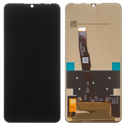 Дисплей для Huawei Nova 4e, P30 Lite, P30 Lite 2020  New Edition, чорний, без рамки, Сopy