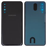 Задня панель корпуса для Samsung A505F/DS Galaxy A50, чорна, із склом камери
