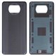 Задня панель корпуса для Xiaomi Poco X3 Pro, чорна, phantom Black, M2102J20SG, M2102J20SI