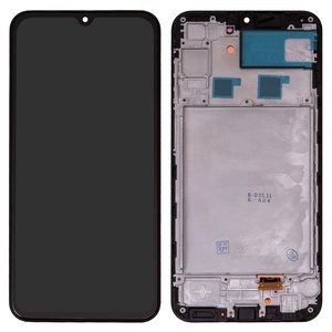 Дисплей для Samsung A245 Galaxy A24, черный, с рамкой, High Copy, OLED 