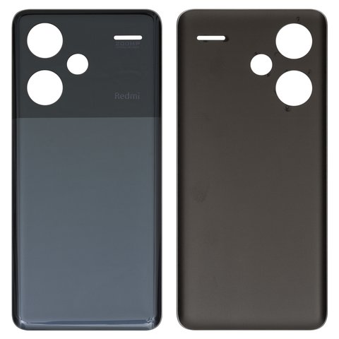 Задняя панель корпуса для Xiaomi Redmi Note 13 Pro Plus, черная, fushion black