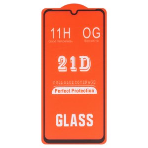 Защитное стекло для Huawei Nova 4e, P30 Lite, P30 Lite 2020  New Edition, совместимо с чехлом, Full Glue, без упаковки , черный