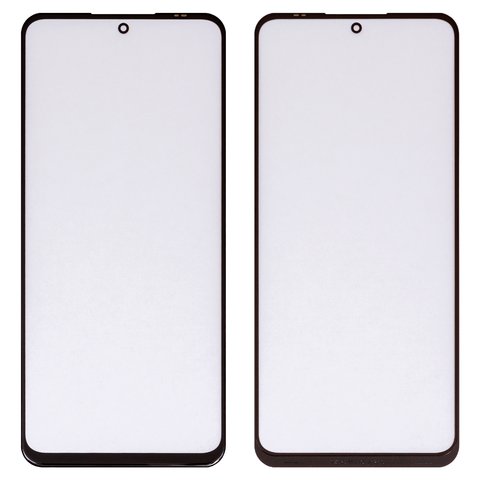 Стекло корпуса для Xiaomi Poco X5 5G, Redmi Note 12 4G, Redmi Note 12 5G, с OCA пленкой, черное