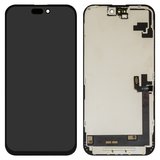 Дисплей для iPhone 16 Plus, черный, с рамкой, Copy, (TFT), ZY, LTPS HD+