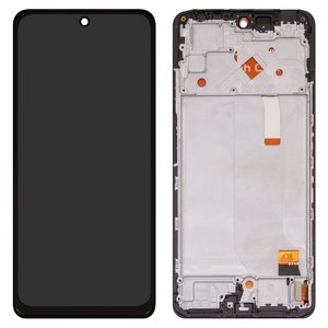 Дисплей для Xiaomi Redmi Note 12 Pro 4G, черный, с рамкой, Сopy, TFT 