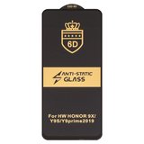 Защитное стекло ESD 6D для Huawei Honor 9X, P Smart Z, Y9 Prime (2019), совместимо с чехлом, Full Glue, Anti-Static, (без упаковки), черный
