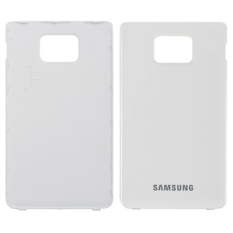 Tapa trasera para batería puede usarse con Samsung I9100 Galaxy S2, blanco
