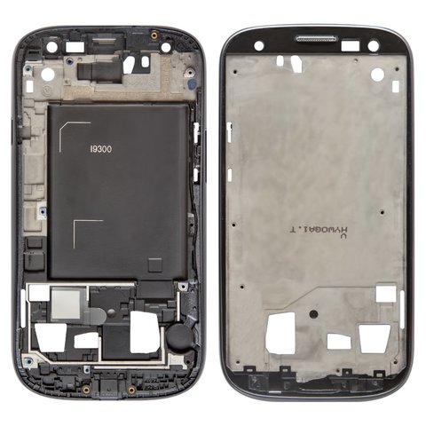 Marco de pantalla puede usarse con Samsung I9300 Galaxy S3, gris