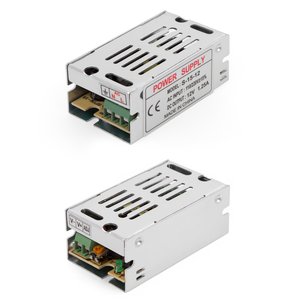 Fuente de alimentación para tiras LED de 12 V, 1.25 A 15 W , 110 220 V