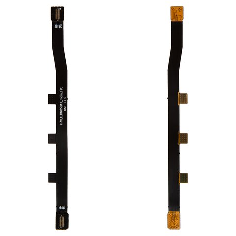 Flat Cable compatible with Xiaomi Redmi Note, type 2, for mainboard, with components, LTE version 