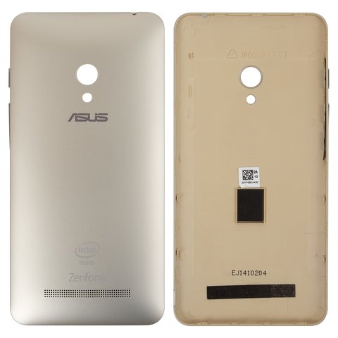 Panel trasero de carcasa puede usarse con Asus ZenFone 5 A501CG , dorada, con botones laterales