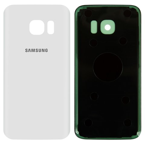 Housing Back Cover compatible with Samsung G930F Galaxy S7, white, Original PRC  