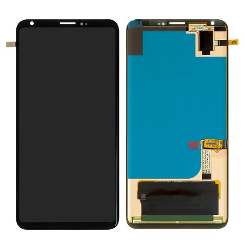 LCD compatible with LG V30 H930, black, without frame, Original PRC  