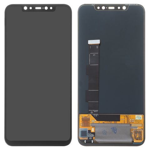 Pantalla LCD puede usarse con Xiaomi Mi 8, negro, sin marco, High Copy, OLED , M1803E1A