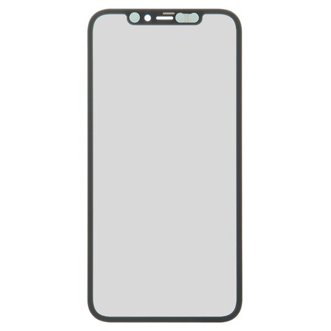 Housing Glass compatible with iPhone 11, black 