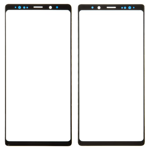 Vidrio de carcasa puede usarse con Samsung N960 Galaxy Note 9, con película OCA, negro