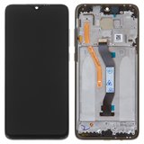 Pantalla LCD puede usarse con Xiaomi Redmi Note 8 Pro, negro, con marco, High Copy, single Sim-holder, M1906G7I, M1906G7G