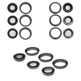 Camera Lens compatible with iPhone 12 Pro Max, (black, with frames, set 3 pcs.)