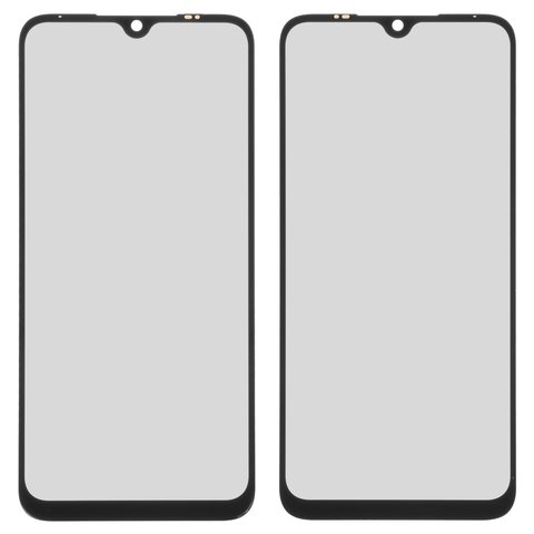 Housing Glass compatible with Xiaomi Redmi Note 8, black 