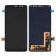 LCD compatible with Samsung A530 Galaxy A8 (2018), (black, without frame, original (change glass) )