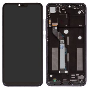 Pantalla LCD puede usarse con Xiaomi Mi 8 Lite 6.26", negro, con marco, original vidrio reemplazado , M1808D2TG