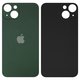 Housing Back Cover compatible with iPhone 13, (green, need to remove the camera glass, small hole)