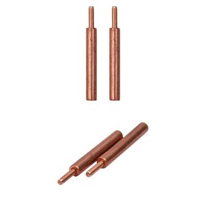 Electrodo para soldadura por puntos Glitter, juego de 2 uds., 3,0 1,5 mm × 26 mm