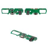Flat Cable compatible with Vivo Y20 (2020), (headphone connector, charge connector, with microphone, with components, High Copy, charging board)