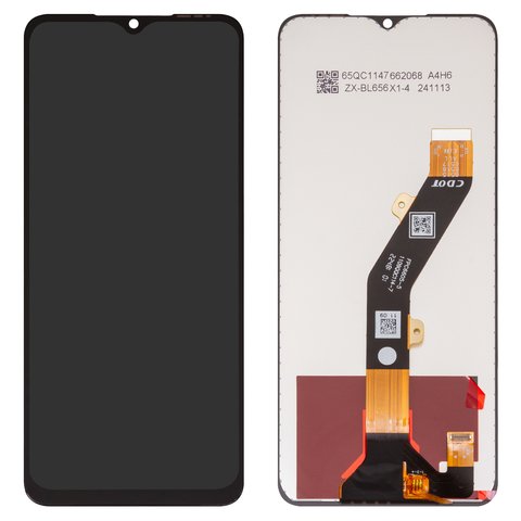 LCD compatible with Tecno Spark 10, black, without frame, Original PRC , KI5Q 