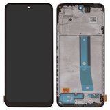 LCD compatible with Xiaomi Redmi Note 11, (black, with frame, High Copy, (OLED))