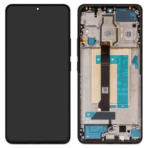 Pantalla LCD puede usarse con Xiaomi Poco F6, negro, con marco, Original PRC , 24069PC21G, 24069PC21I
