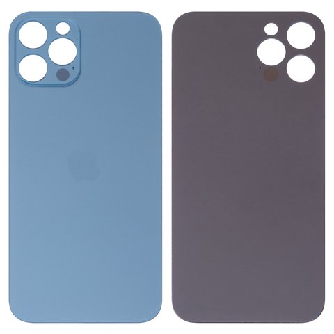 Housing Back Cover compatible with iPhone 12 Pro, dark blue, no need to remove the camera glass, Original PRC , big hole 
