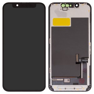 Pantalla LCD puede usarse con iPhone 13 mini, negro, con marco, HC, OLED  DD OLED