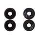 Camera Lens compatible with Xiaomi Redmi 15C 4G, Redmi 15C 5G, (black, without frame, set 2 pcs.)