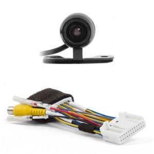 Opel Vivaro Dacia Renault Clio Duster Megane Logan Reverse Camera Kit With 24 Pin Cable Wire Harness