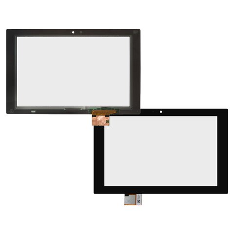 Touchscreen compatible with Sony Xperia Tablet Z, black 