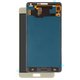 LCD compatible with Samsung A700 Galaxy A7, (golden, without adjustment of light, without frame, Copy, (TFT))