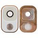 Camera Lens compatible with Samsung N900 Note 3, N9000 Note 3, N9005 Note 3, N9006 Note 3, (white, golden)