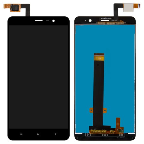 LCD compatible with Xiaomi Redmi Note 3, Redmi Note 3 Pro, black, 147*73 mm 