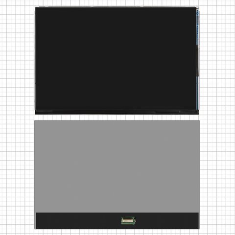 LCD compatible with China Tablet PC 7,85", 39 pin, without frame, 7,85", 1024 × 800 , 181x119 mm #BP080WX7 100 F0B FC080BQ01 31Y0 8DLCM 28 LED RZ C2487 800 02