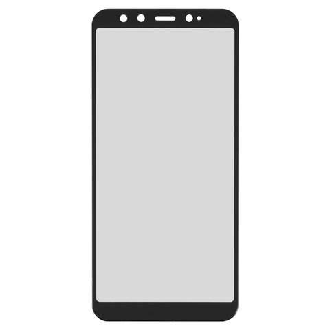 Tempered Glass Screen Protector All Spares compatible with Xiaomi Mi 6X, Mi A2, Full Screen, compatible with case, black, M1804D2SG, M1804D2SI 