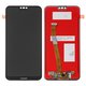 LCD compatible with Huawei P20 Lite, (black, Logo Huawei, without frame, original (change glass) , ANE-L21/ANE-LX1)