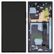 LCD compatible with Samsung N985F Galaxy Note 20 Ultra, N986B Galaxy Note 20 Ultra 5G, (black, with frame, Original (PRC))