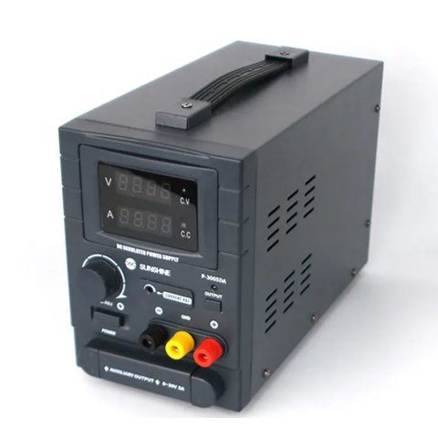 Laboratory Power Supply Sunshine P 3005DA, single channel, transformer, up to 30 V, up to 5 A, LED indicators 