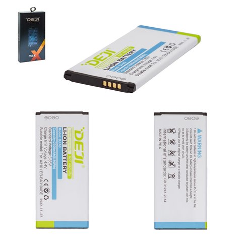 Battery Deji EB BA310ABE compatible with Samsung A310F Galaxy A3 2016 , Li ion, 3.85 V, 2300 mAh