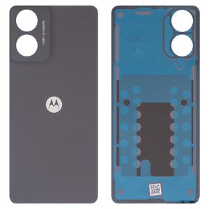 Housing Back Cover compatible with Motorola Moto E14, black, graphite gray 